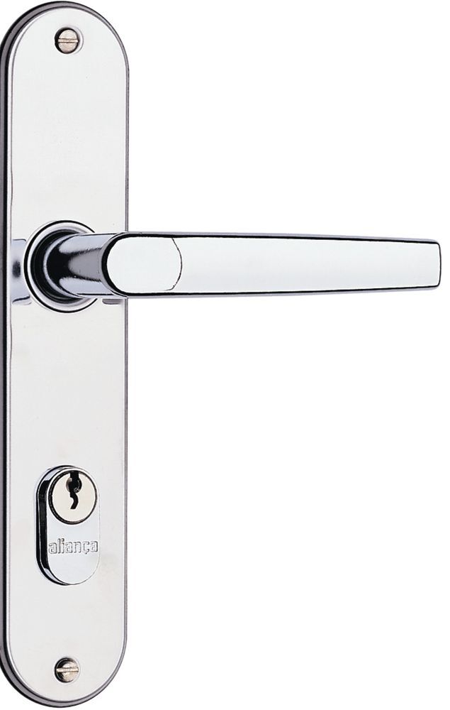 Fechadura Roseta Banheiro 40mm Inox Quadratta Aliança