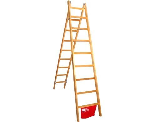 Escada Abre Estica 9 Degraus 2,67x4,63m Madeira Pro Forma