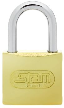Cadeado 40mm Latonado Stam