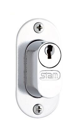 Fechadura Bico Papagaio 18mm 901 Inox Perfil Metálico Stam