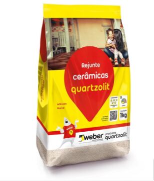 Rejunte Flexível Quartzolit Branco 1kg