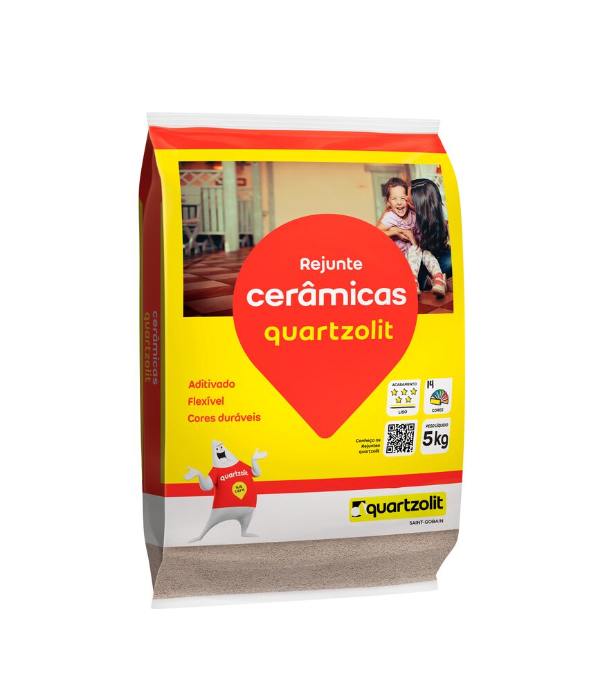 Rejunte Flexível Quartzolit Caramelo 5kg
