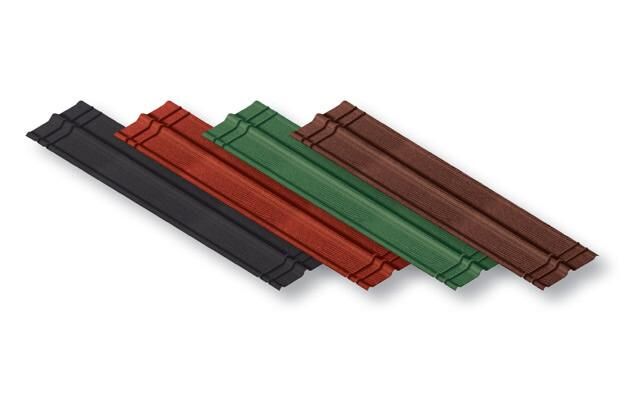 Cumeeira Fibra Vegetal 200x48 Verde Onduline