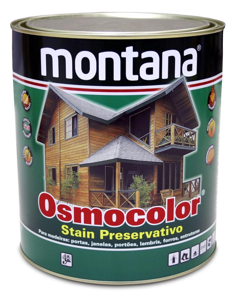 Stain Osmocolor Acetinado 900ml Nogueira Montana