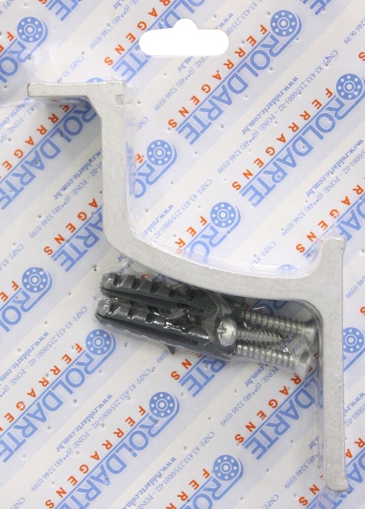 Suporte para Corrimão Roldarte Alumínio Natural