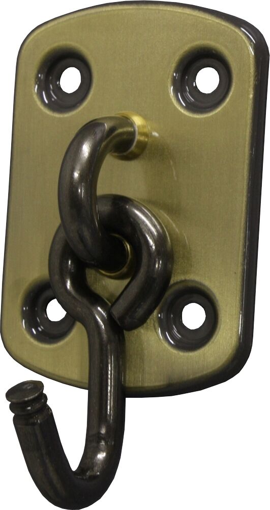 Gancho para Rede União Mundial Latão Oxidado