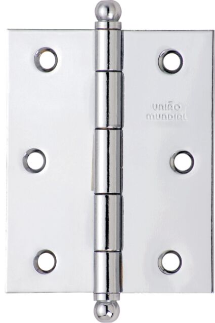 Dobradiça União Mundial 3x2.1/2'' Cromada