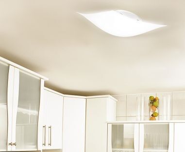 Plafon Taschibra Solari 1 Lâmpada E27 25cm Redondo Branco