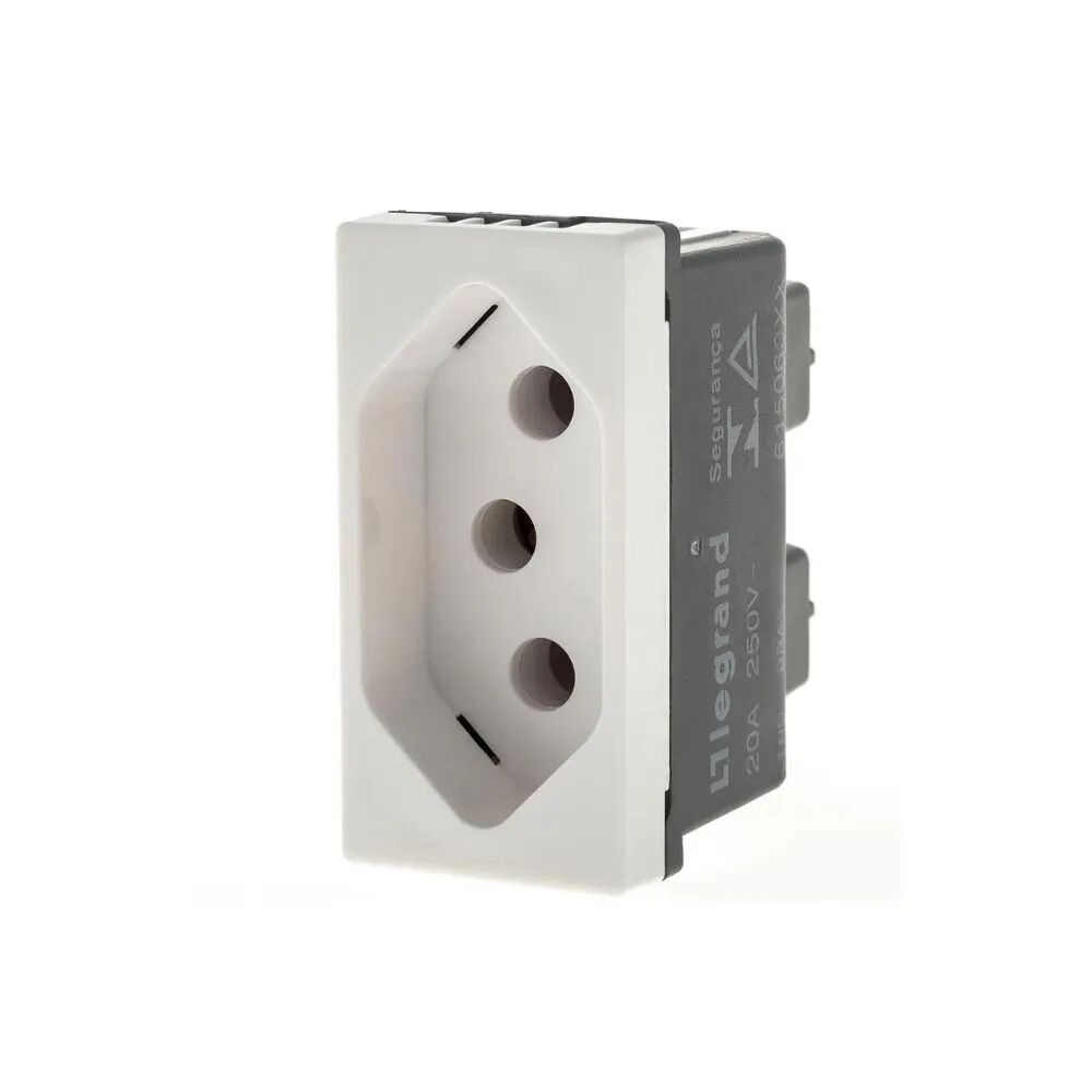 Modulo Tomada 2p+t Plus Branco 20a Pial