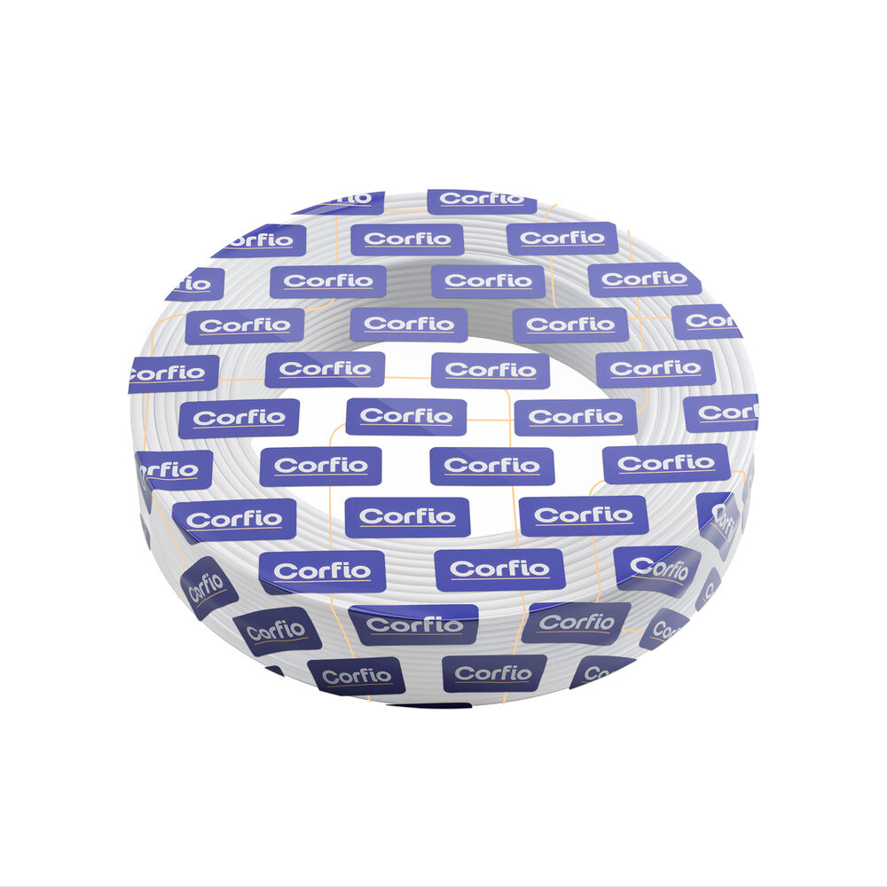 Cabo Flexivel 1,5mm 50m 450/750v Branco Cobre Corfio