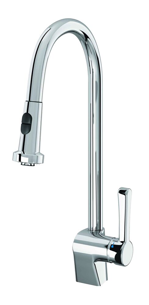 Torneira Misturador Monocomando para Cozinha de Mesa Bica Alta 1/2
