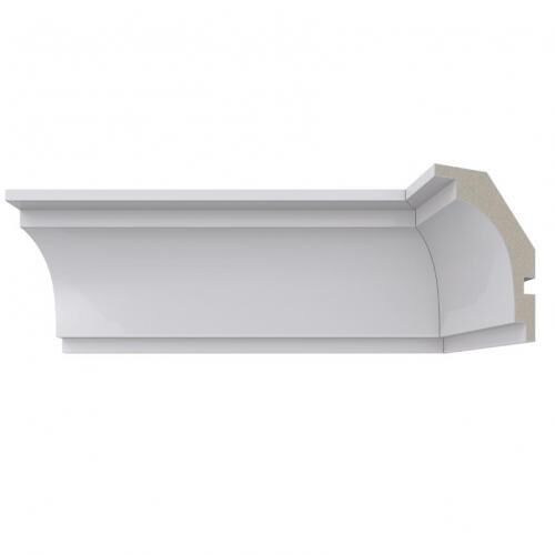 Moldura Rodateto Santa Luzia 475 RT|BR Clássica 7cmx5cmx2,4m Branco