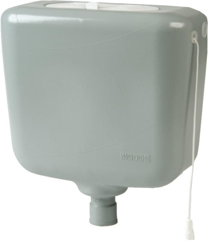 Caixa de Descarga Elevada Astra 6,8 a 9 Litros Cinza