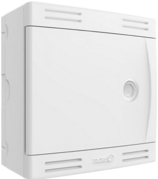 Quadro de Sistema VDI Tigre 20x20cm Branco de Sobrepor