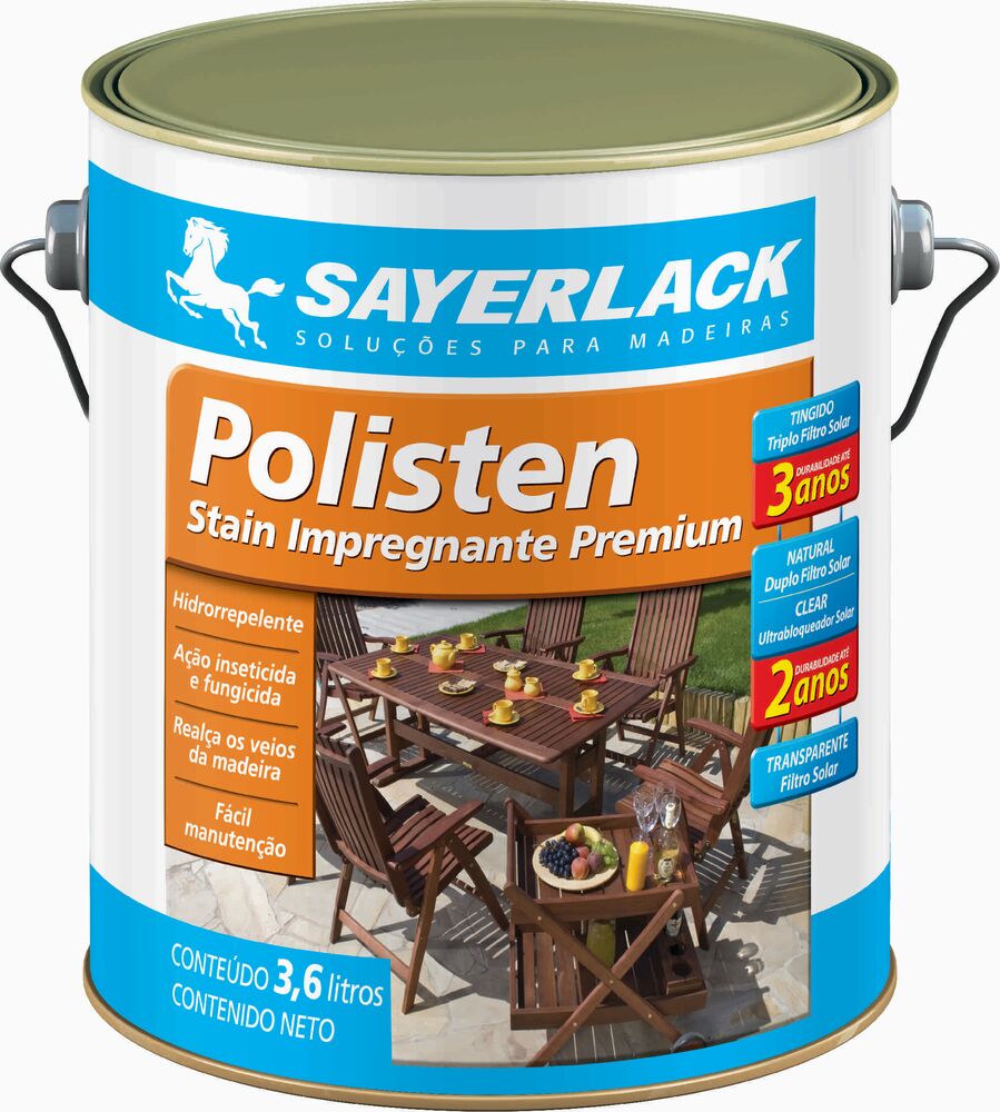 Stain 3,6L Polisten Natural Sayerlack