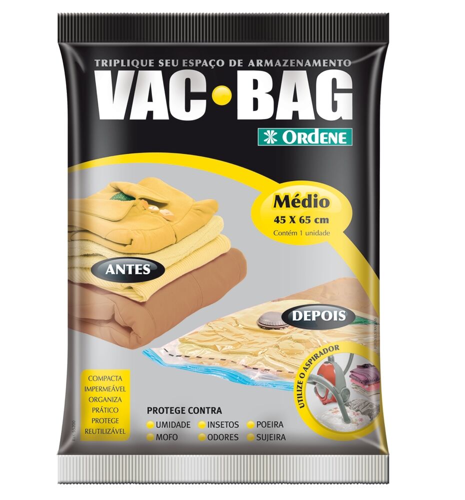 Embalagem a Vácuo Vac Bag Média 45x65cm