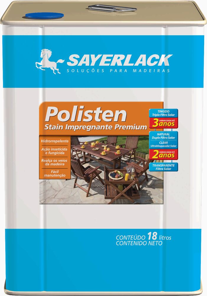 Stain 18L Polisten Natural Sayerlack