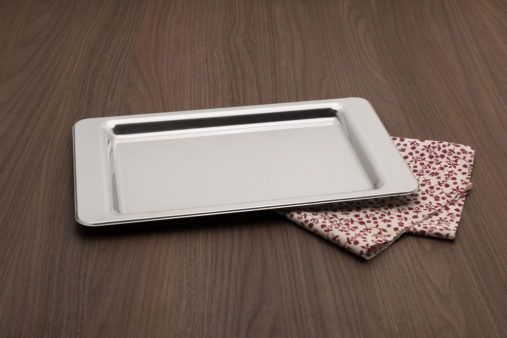 Bandeja Linha Atina Aço Inox 23x37 Brinox