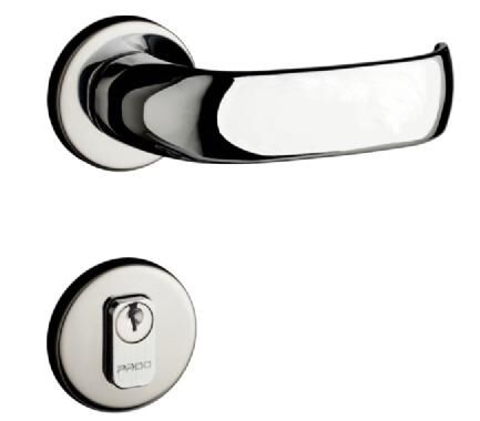 Fechadura Roseta Externa 55mm Contemporânea Cromado Acetinado 500-90 Pado