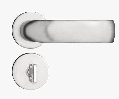 Fechadura Roseta para Banheiro 55mm Contemporânea Cromado Acetinado 500-90 Pado