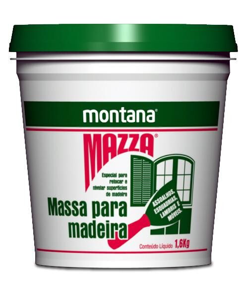 Massa para Madeira Montana 1,6kg Imbuia
