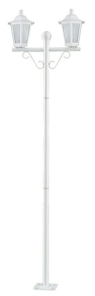 Poste de Luz para Jardim Dital 1,61m Grega 1 Lâmpada Branco