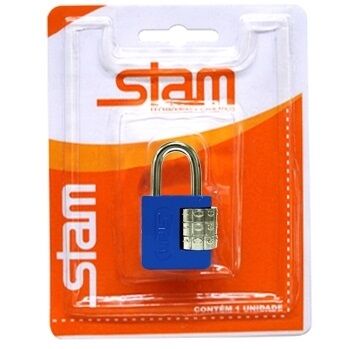 Cadeado 10mm Segredo Az  Stam