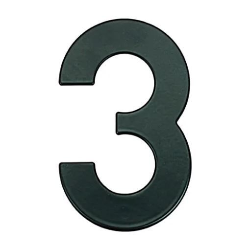 Número 3 para Residência Preto Bemfixa