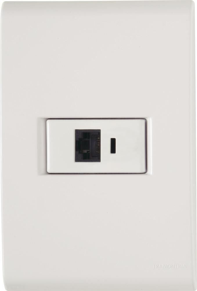 Conjunto Tomada RJ11 Liz Branco Tramontina