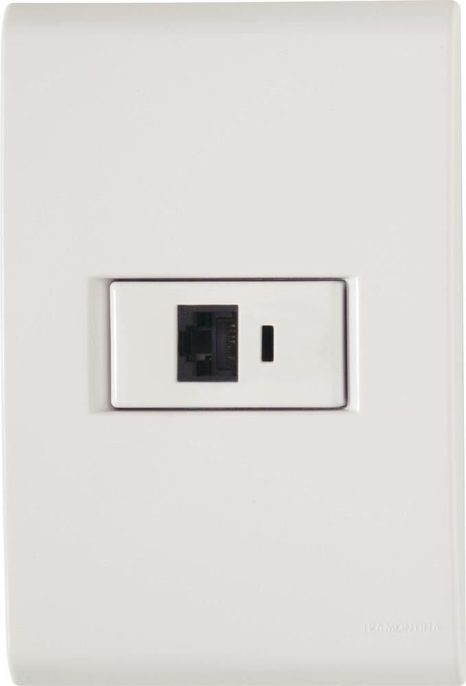 Conjunto Tomada RJ45  Liz Branco Tramontina
