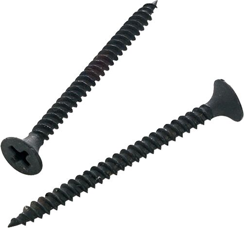 Parafuso de Ferro para Drywall Bemfixa 3,5x25mm Cabeça Chata Preto 10 Peças