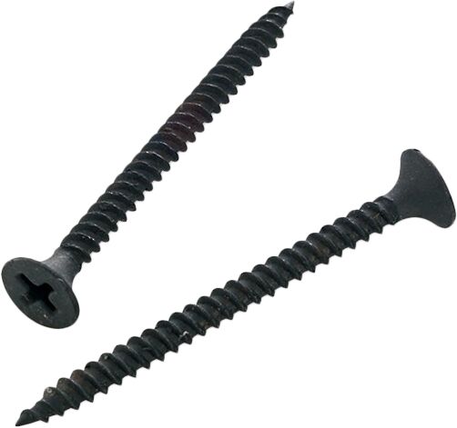 Parafuso de Ferro para Drywall Bemfixa 3,5x35mm Cabeça Chata Preto 10 Peças