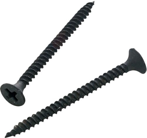 Parafuso de Ferro para Drywall Bemfixa 3,5x25mm Cabeça Chata Preto