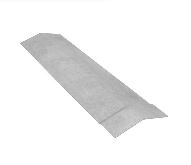 Espigão Aba Plana 1,10mx6mm Cinza Eternit