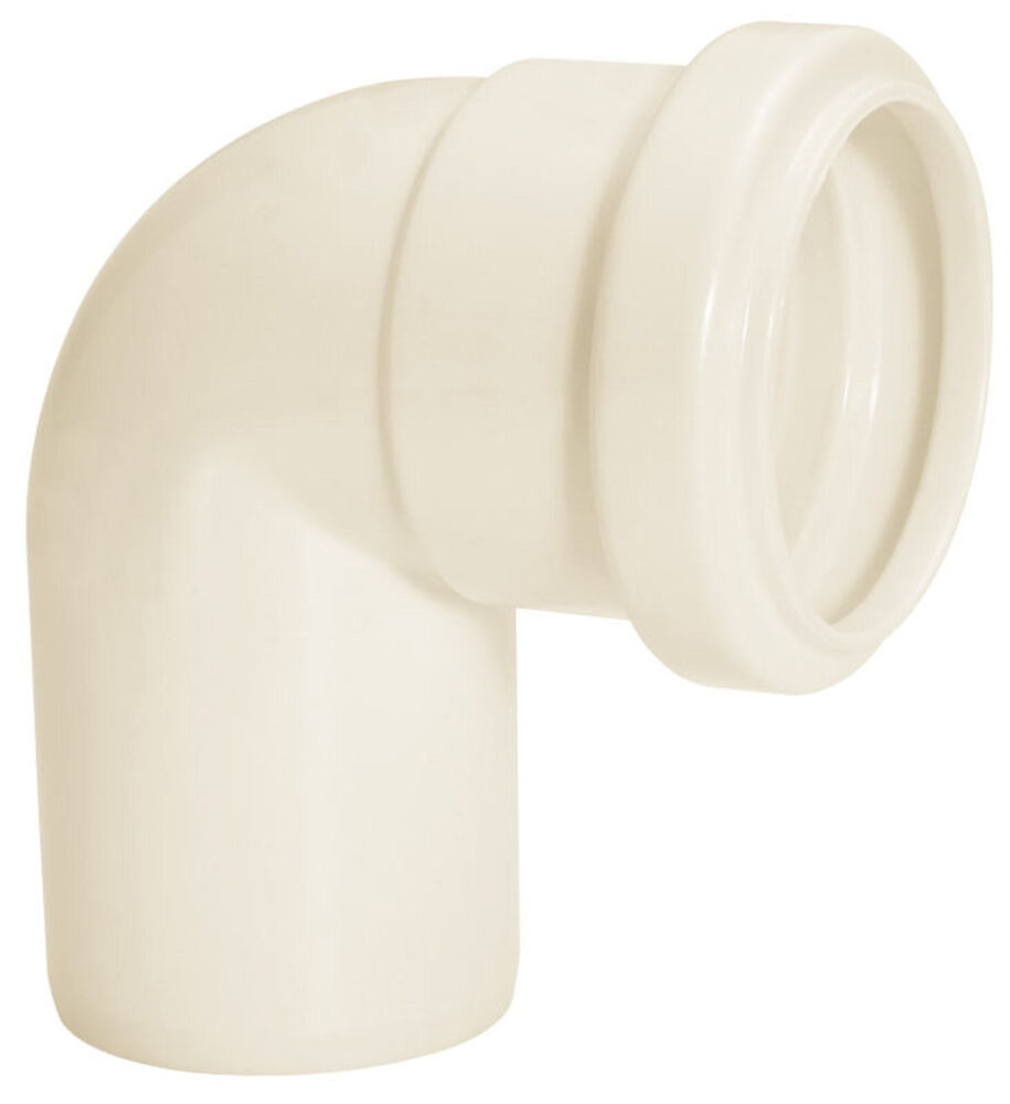 Joelho 90° 200mm Pvc Esgoto Branco Amanco