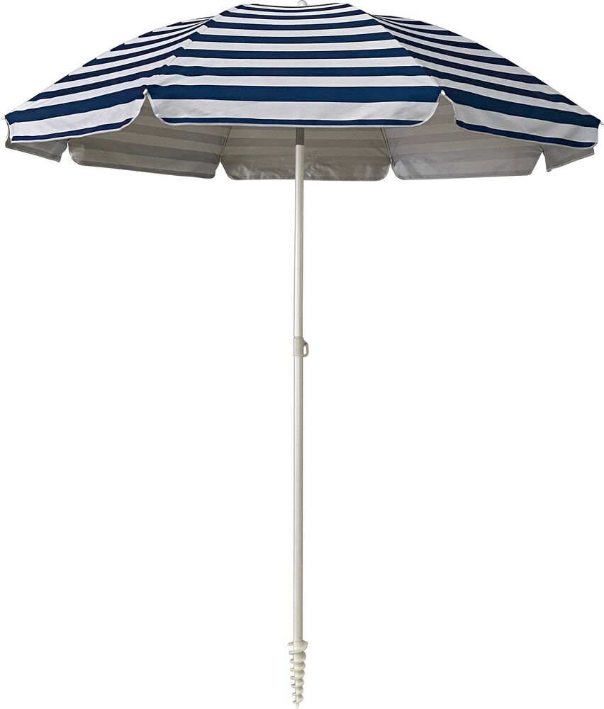 Guarda Sol Alumínio 2,4m Valparaiso Azul Redonda Fascino